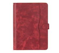 BMPNLSZ Custodia Universale per Tablet da 9-10.1 Pollici, per Logicom TAB Stand Pro 2 (10,1"), con Fascia di Fissaggio Regolabile in Silicone - Rosso