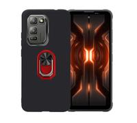 BMPNLSZ Nero Custodia per Blackview Fort 5 + Anello Rosso