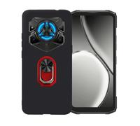 BMPNLSZ Nero Custodia per Doogee Blade 20 Play + Anello Girevole Rimovibile 360 Gradi Della Staffa Rosso, TPU Silicone Shell Case Protettivo Copertura Custodie Cover Accessori.