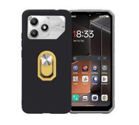 BMPNLSZ Nero Custodia per FairPhone 6+ + Anello Giallo | Nero Custodia di Protezione per FairPhone 6+ + Anello Girevole Rimovibile 360 Gradi Della Staffa Giallo