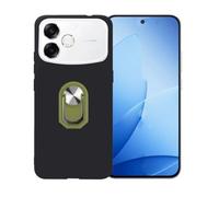 BMPNLSZ Nero Custodia per Nubia Neo 5 Pro + Anello Girevole Rimovibile 360 Gradi Della Staffa Verde, TPU Silicone Shell Case Protettivo Copertura Custodie Cover Accessori.