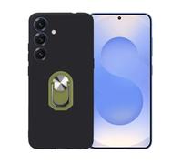 BMPNLSZ Nero Custodia per Samsung Galaxy S26 + Anello Girevole Rimovibile 360 Gradi Della Staffa Verde, TPU Silicone Shell Case Protettivo Copertura Custodie Cover Accessori.
