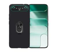 BMPNLSZ Nero Custodia per Tecno Camon Slim + Anello Nero | Nero Custodia di Protezione per Tecno Camon Slim + Anello Girevole Rimovibile 360 Gradi Della Staffa Nero