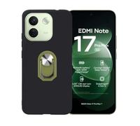 BMPNLSZ Nero Custodia per Tecno Spark 50 Pro + Anello Verde | Nero Custodia di Protezione per Tecno Spark 50 Pro + Anello Girevole Rimovibile 360 Gradi Della Staffa Verde