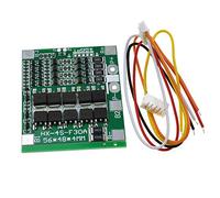 BMS 4S 30A 14.4V Balancer PCB 18650 Lipo Li-ion Battery Protection Board LiFePO4 4S BMS bilanciamento circuito di ricarica PCM (4S 3.7V verde)