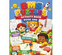 BMS PUZZLES ACTIVITY BOOK, BOOK ONE: Calm, Creative Fun While You Wait | Word Search, connect the dots, coloring pages, drawing pages, mazes | 8.5x11 inches | 60 pages