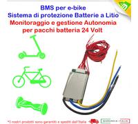 BMS - Sistema di protezione e monitoraggio per pacchi batterie Litio 24V 7Serie