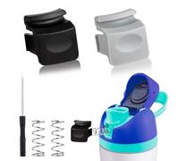 BMSQOFD 2 Pezzi Bottiglia d' Coperchio Bocca Interruttore a Pulsante con e Cacciavite Accessori for Owala FreeSip 16/19/24/25/32/40oz,Tappo Sigillante per Bottiglia Senza BPA con Molle Cacciavite
