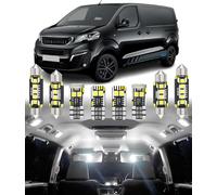 BMT xms 13pz Kit di Luci LED Interni per Citroën Jumpy Dispatch III SpaceTourer/Peugeot Expert III Traveller/Fiat Scudo Ulysse III/Opel Vivaro Zafira Life/Toyota ProAce Verso, 6000K Bianco