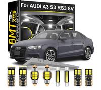 BMT xms 13pz Kit di Luci LED per Interni per AUDI A3 S3 RS3 8V Saloon Sportback 2013-2020, Lampadine LED per Interni Auto e Camion 6000K Bianco Luminoso