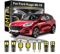 BMT xms 14pz Kit di Luci LED per Interni per Ford Kuga 2008-2019, Lampadine LED per Interni Auto e Camion 6000K Bianco Luminoso