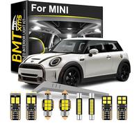 BMT xms 14pz LED Kit luci interne di ricambio per MINI R56 F56 F55 Hatch Hardtop Cabrio F57 Countryman R60 F60 Paceman R61 Clubman R55 F54, Lampadine LED 6000K Bianco Luminoso
