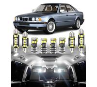 BMT xms 16pz Kit di Luci LED per Interni per BMW 5 Series E34 Sedan Wagon Touring 1988-1996, Lampadine LED per Interni Auto e Camion 6000K Bianco Luminoso