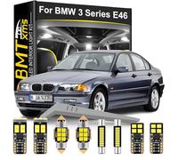 BMT xms 17pz Kit di Luci LED per Interni per BMW 3 Series E46 Sedan Wagon Touring Coupe Cabrio 1997-2006, Lampadine LED per Interni Auto e Camion 6000K Bianco Luminoso