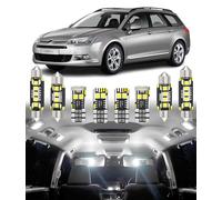 BMT xms 23pz Kit di Luci LED per Interni per Citroën C5 MK2 Saloon Break Estate Tourer RD/TD 2007-2019, Lampadine LED per Interni Auto e Camion 6000K Bianco Luminoso