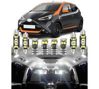 BMT xms 6pz Kit di Luci LED per Interni per Toyota Aygo X Cross 2022-2024, Lampadine LED per Interni Auto e Camion 6000K Bianco Luminoso