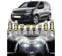 BMT xms 9pz Kit di Luci LED per Interni per B9 Peugeot Partner II/Partner Tepee/Citroën Berlingo II/Berlingo Multispace 2008-2018,6000K Bianco Luminoso