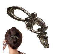 Bmucp Fermaglio per capelli attorcigliato, corto, lungo, sottile, alla moda