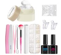 Bmucp Kit per nail art, gel solido per nail art, design a lunga durata in stile salone per donne che godono di belle unghie a casa