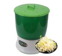 Bmucp Macchina per fagioli, macchina automatica per pecore, spatola a 2 livelli, grande capacità, per germogli di broccoli in vetro di grano con piastra di pressione