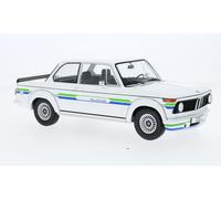 Bmw 2002 Alpina 1973 White / Decorated 1:18 Model MODELCARGROUP