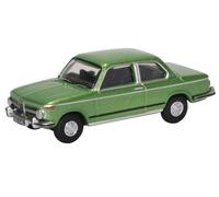 BMW 2002 Taiga Green Modello 1:76 Oxford Diecast In Metallo 76BM02003