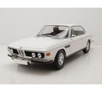 BMW 2800 Cs E9 Coupè 1968 Modellino Auto Bianca 1:18 Minichamps