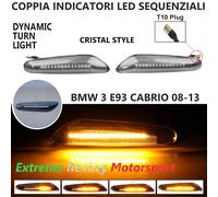 BMW 3 E93 CABRIO 07-13 INDICATORI DI DIREZIONE LATERALI DINAMICI CRISTAL SEQUENZ