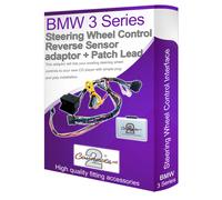 BMW 3 Serie Auto Stereo Sterzo Ruota Controllo Cavo Con Reversibile Sensore