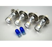 BMW 5 Serie 2007+ 4X H7 LED Super White SMD 30W 12V Lampadine Lamp+ 501