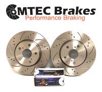 BMW 5 Serie E39 530i 09/00-04/04 Dischi Freno Anteriori & Mtec Premium Pads