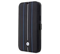 BMW BMBKP14L22RVSK - Custodia a libro per iPhone 14 Pro da 6,1", colore: Nero