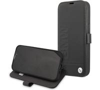 BMW BMFLBKP13SSLLBK - Custodia per iPhone 13 Mini 5,4", colore: Nero faggio