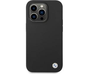 BMW BMHCP14LSILBK - Custodia per iPhone 14 Pro da 6,1", con logo in silicone nero