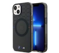 BMW BMHMP14SHGPK - Custodia per iPhone 14 6.1", motivo grigio