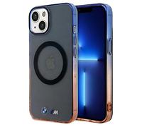 BMW BMHMP15MHTGE - Custodia rigida per iPhone 15 Plus/14 Plus 6,7", colore: Grigio