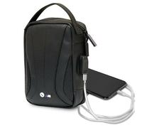 BMW Borsa BMHBSPCTFK Organizer Nero Carbonio Perforato