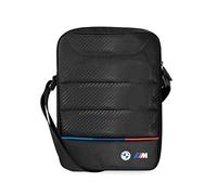 BMW Borsa per Tablet 10" in Nylon e Carbonio Nero