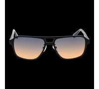 BMW BW0043-H 05W Men's Sunglasses - Black Frame, Gradient Blue Orange Lenses