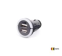 BMW Caricatore USB Dual 12V Originale Connettore Per Telefono iPad 2411420