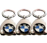 BMW, ciondolo portachiavi, con chip per carrello della spesa, 80272446749, per Serie 1, Serie 2, Serie 3, Serie 4, Serie 5, Serie 6, Serie 7, X1, X2, X3, X4, X5, X6, Durchmesser 23 mm