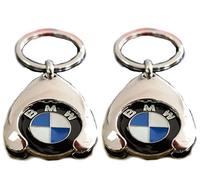 BMW, ciondolo portachiavi, con chip per carrello della spesa, 80272446749, per Serie 1, Serie 2, Serie 3, Serie 4, Serie 5, Serie 6, Serie 7, X1, X2, X3, X4, X5, X6, Durchmesser 23 mm