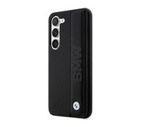 BMW, Cover per Galaxy S23 Plus in pelle lussuosa dal design traforato, Nero
