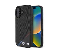 CG Mobile BMW BMHMP16M23PUPDK - Cover rigida per iPhone 16 Plus da 6,7", colore: Nero