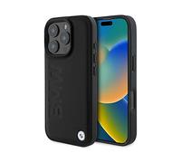 Custodia BMW BMHMP16XSLLBK Linea pelle nera - iPhone 16 Pro Max