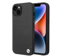 BMW Custodia rigida per iPhone 14 6.1", nera con logo stampato