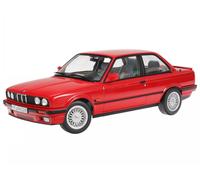 BMW e30 325i 2-porte 1988 rosso modello di auto 183202 Norev 1:18