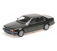 BMW e32 730i 1986 verde metallic modello di auto 100023004 Minichamps 1:18