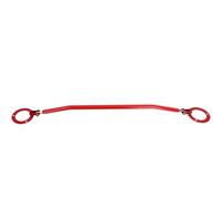 BMW E34 520i 525i 89-96 Barra duomi anteriore regolabile rossa in alluminio