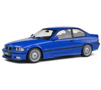 BMW e36 M3 Coupe 1996 Santorin blu modello di auto S1803912 Solido 1:18